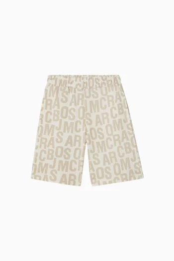 Monogram Sweatshorts in Cotton