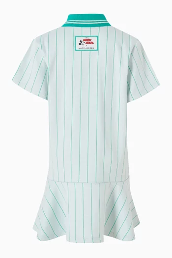 Striped Ruffled Dress