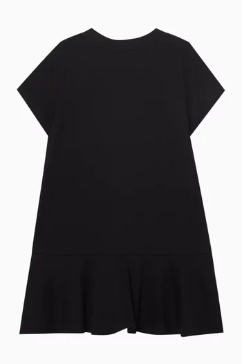 Bag Graphic-print Dress in Cotton Jersey