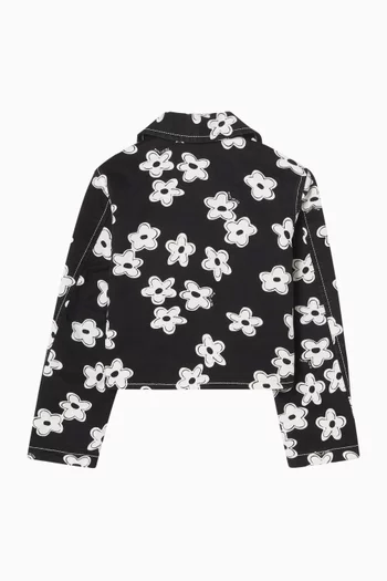 Daisies-print Jacket