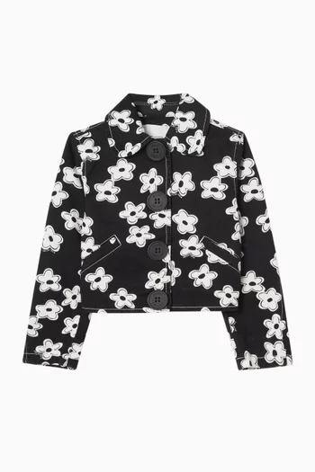 Daisies-print Jacket