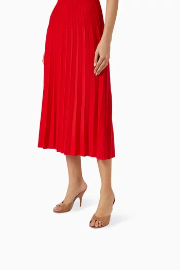 Open-toe Mules in Patent Leather