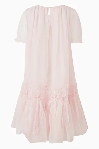 Sequin-embellished Dress in Tulle