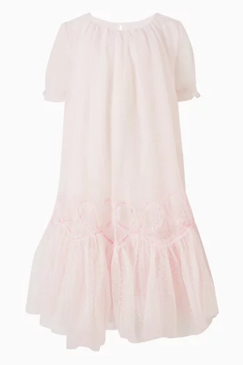 Sequin-embellished Dress in Tulle