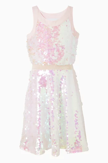 Sequin-embellished Dress in Lurex-blend