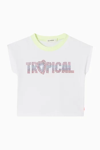 Tropical Rhinestone T-Shirt