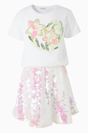 Floral Embellished T-Shirt