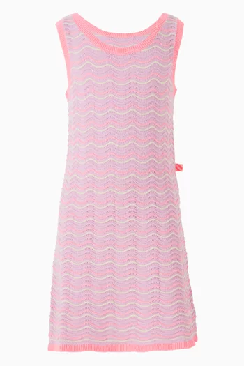 Straight-fit Dress in Cotton-knit