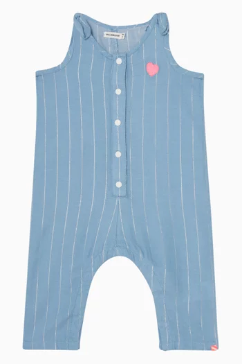 Bow Buttoned Romper