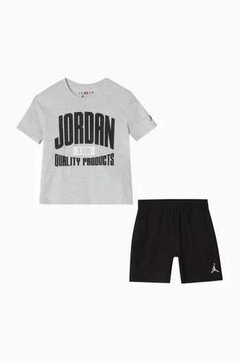 Graphic T-shirt & Shorts Set