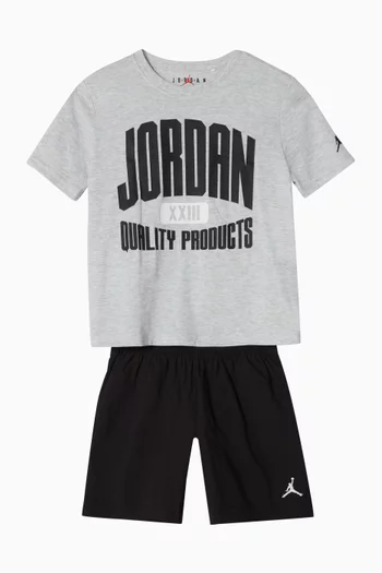 Graphic T-shirt & Shorts Set