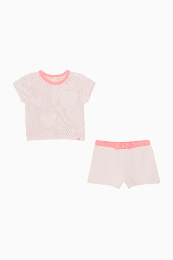 Knitted T-shirt & Shorts