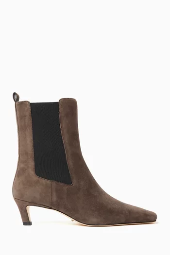 Eloise 50 Ankle Boots in Suede