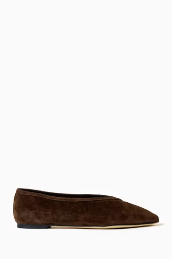 Bianca Ballet Flats in Suede