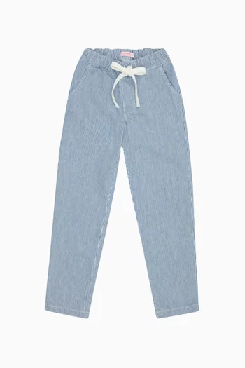 Andreas Drawstring Pants in Cotton