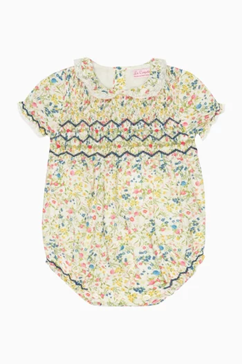 Sabrina Smocked Romper