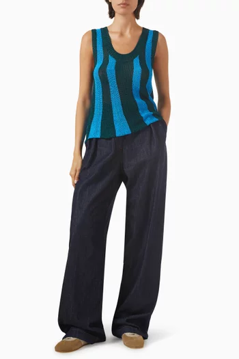 Toast Stripe Top