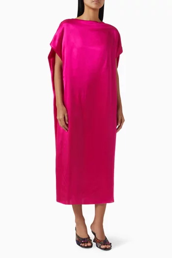 Diria Dress in Satin