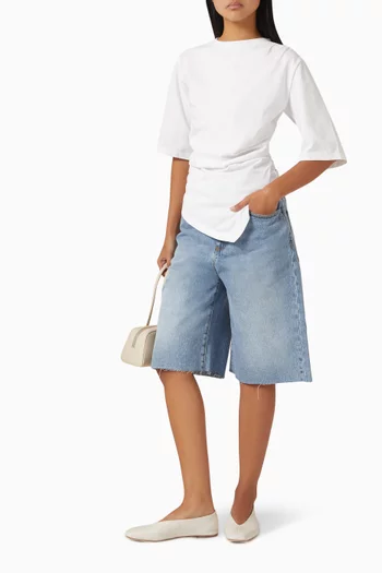 Baggy-fit Shorts in Denim