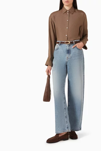 Relaxed Shaped Shirt in Viscose
