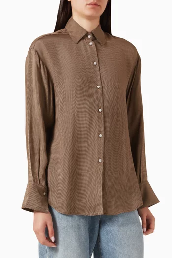 Relaxed Shaped Shirt in Viscose