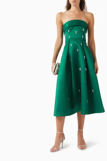 Sylvette Embellished Midi Dress