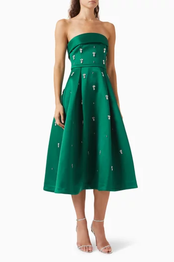 Sylvette Embellished Midi Dress