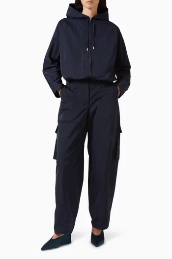 Hooded Windjacket in Silk Radzimir