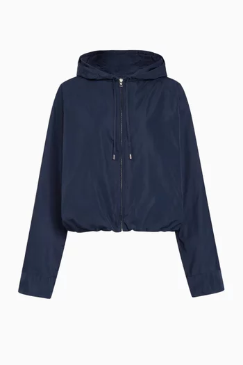 Hooded Windjacket in Silk Radzimir