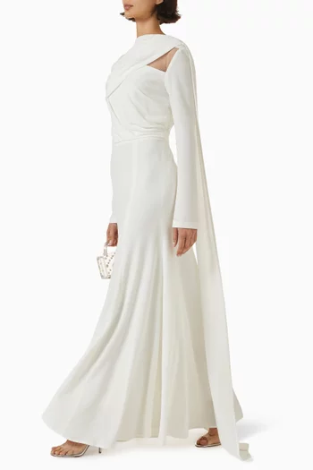 Off-shoulder Fishtail Gown