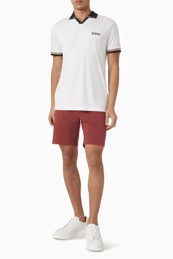 Modern Fit Shorts in Stretch Cotton Twill