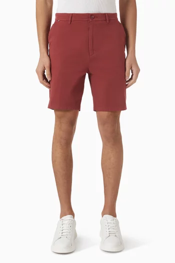 Modern Fit Shorts in Stretch Cotton Twill