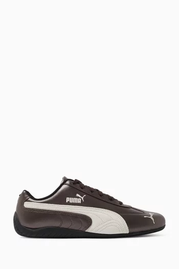 Speedcat Sneakers in Metallic Leather