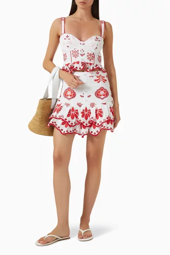 Zia  Embroidered  Top