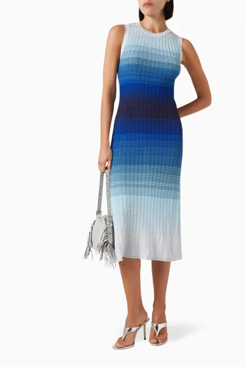 Striped Dress in Viscose