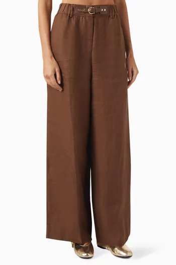 Piumacao Pants in Linen