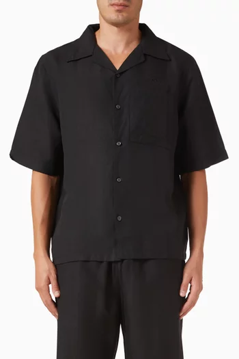 Pocket Shirt in Linen-blend