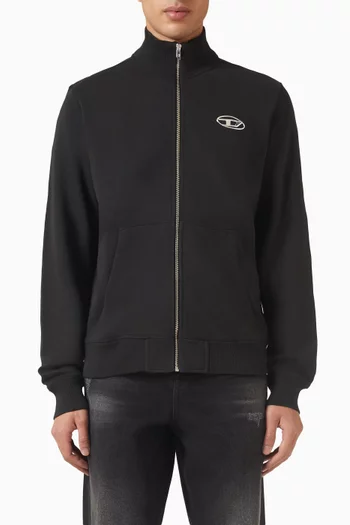 S-Ginn Zip Jacket in Cotton