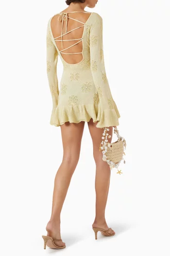 Rafaella Mini Dress in Cotton-blend