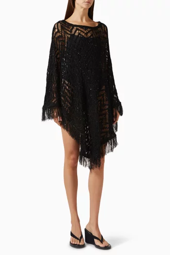 Alice Fringe Poncho