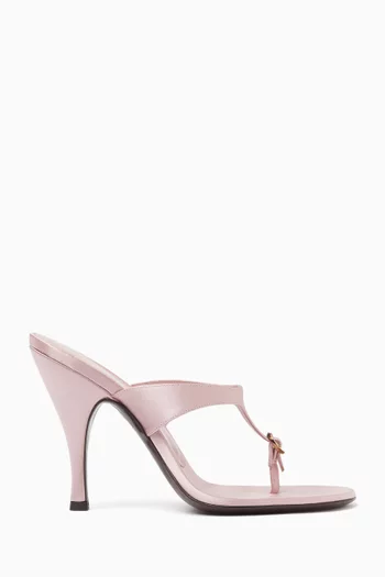 Kiss & Tell 100 Mules in Satin