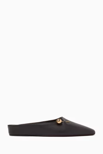 Sleep On It Mules in Vitellino Leather