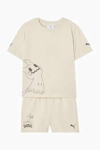 x POKÉMON Graphic T-shirt in Cotton