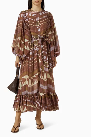 Printed Maxi Dress