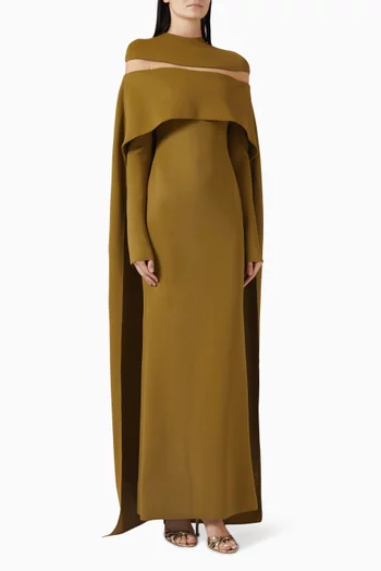 Nehru Cape Dress