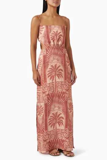 Adele Open-back Dress