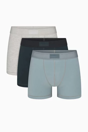 Cotton 3" Boxer Briefs, Set of 3