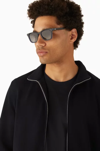 Parker Denim Dusk Sunglasses in Acetate