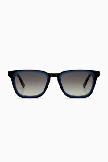 Parker Denim Dusk Sunglasses in Acetate