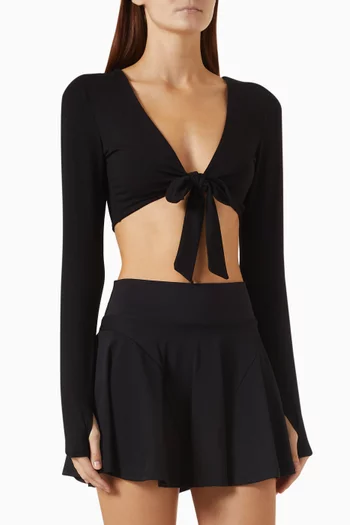 Reversible Tie Crop Top
